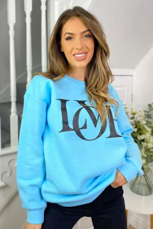 Baby Blue LOVE Sweatshirt