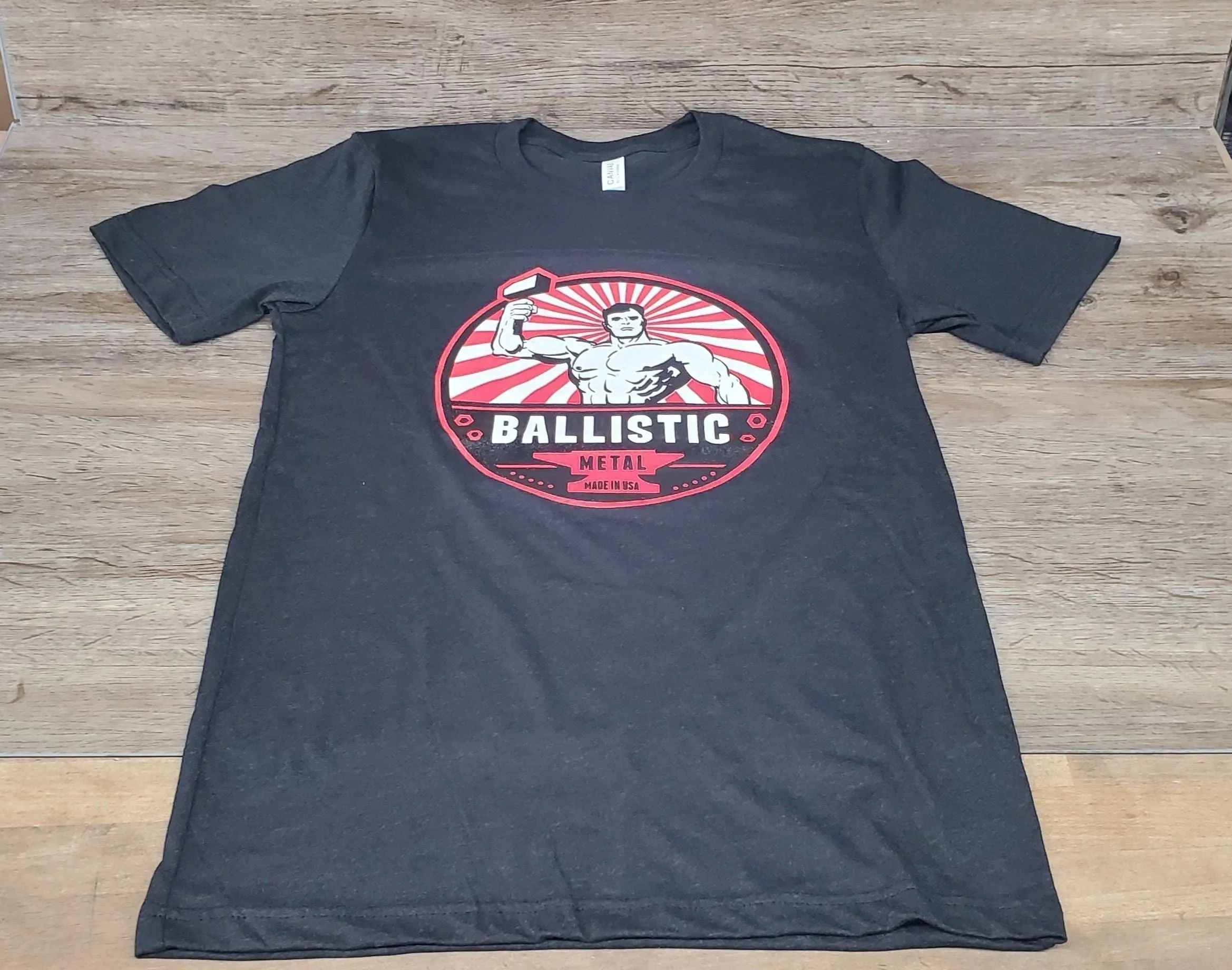 Ballistic Metal Signature Logo T-Shirt, Fetish Kink Ballistic Shirt