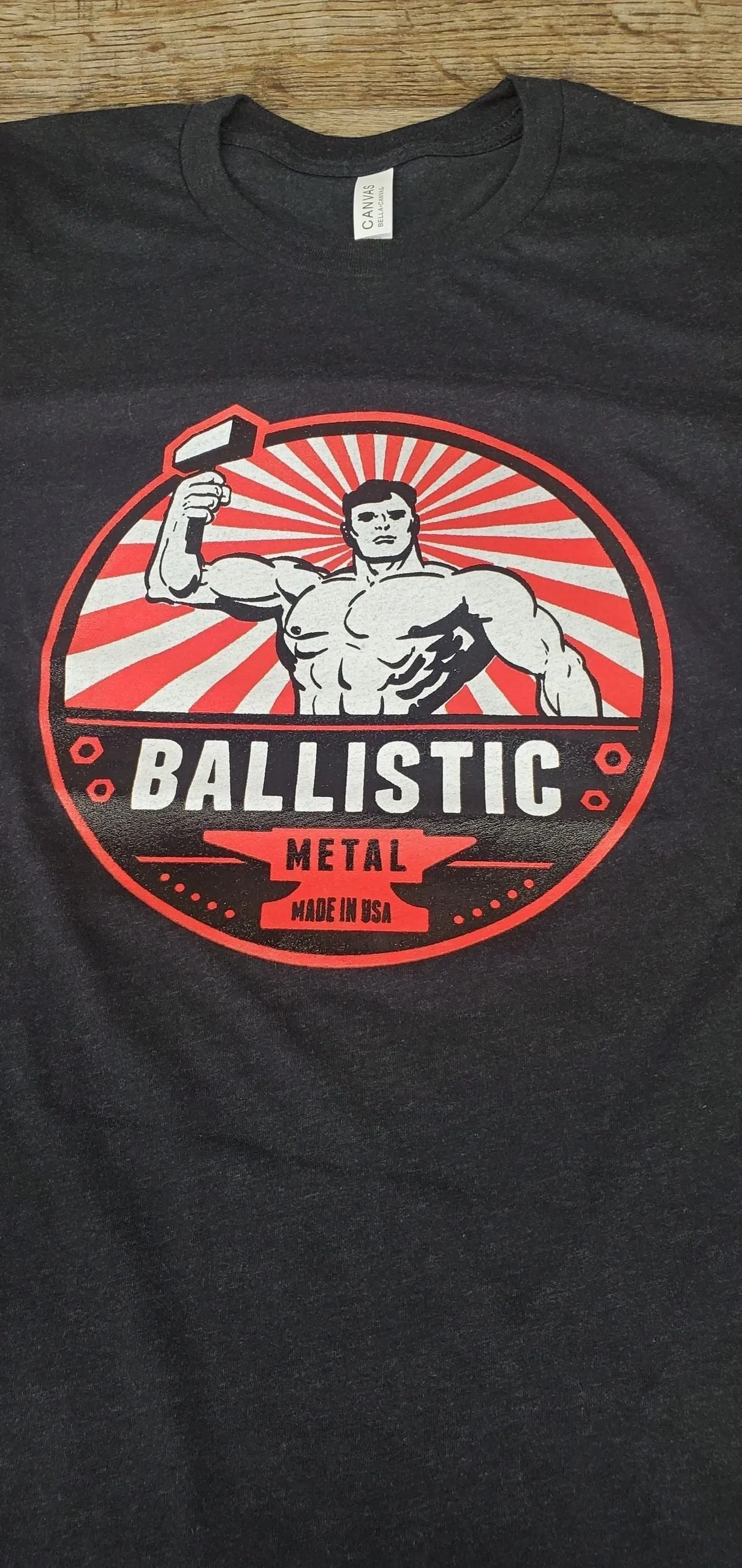 Ballistic Metal Signature Logo T-Shirt, Fetish Kink Ballistic Shirt