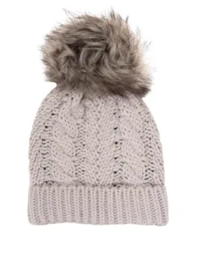 Beau Hudson - Kids Knit Pom Beanie in Grey