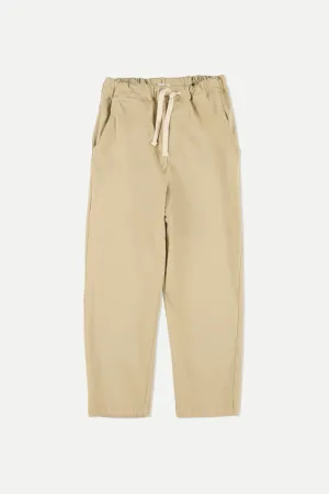 Beige Comfort Twill Pants