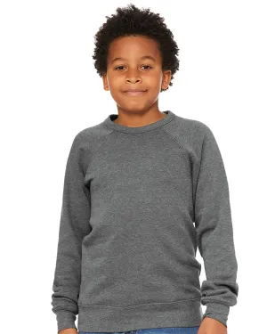 BELLA   CANVAS Youth Sponge Fleece Crewneck Sweatshirt