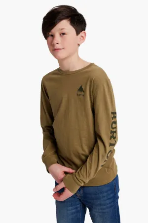 Burton Kids Elite Long Sleeve T-Shirt - Martini Olive