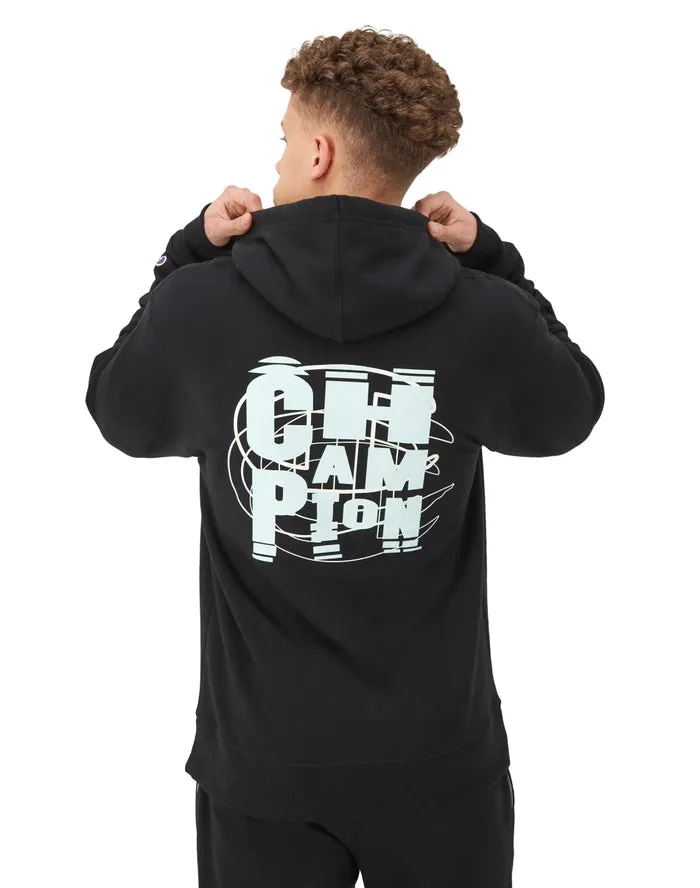 Champion Men's Dizzy C Logo Powerblend Hoodie