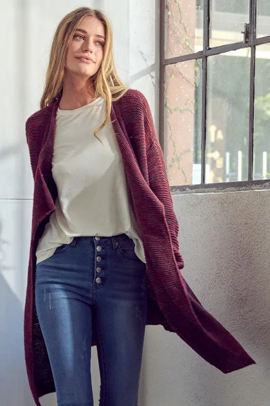 Chunky Knit Sweater Cardigan *Online Only*