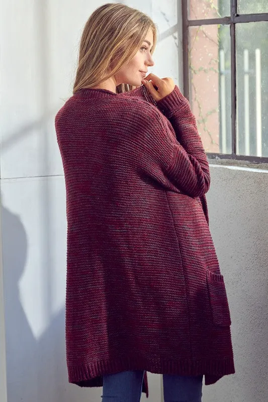 Chunky Knit Sweater Cardigan *Online Only*