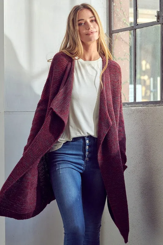 Chunky Knit Sweater Cardigan *Online Only*