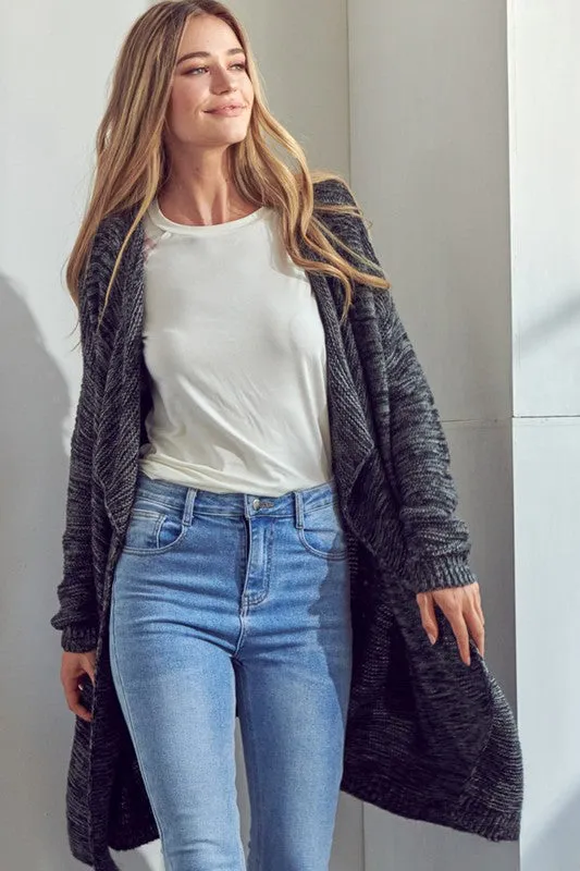 Chunky Knit Sweater Cardigan *Online Only*