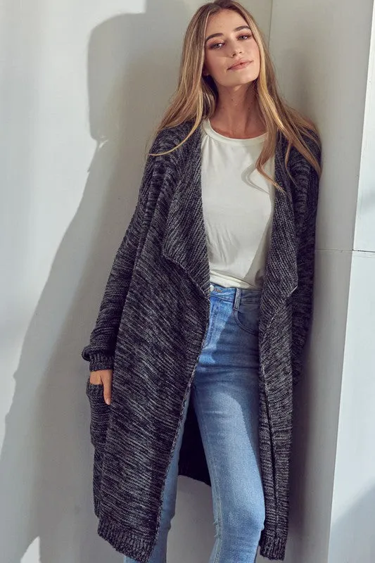 Chunky Knit Sweater Cardigan *Online Only*