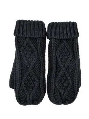 Cup of Cocoa Cable Knit Mittens