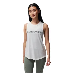 ETERNAL OPTIMIST DOUBLE TWIST TANK -  WHITE