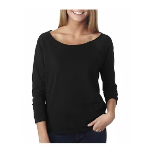 Ladies' French Terry 3/4-Sleeve Raglan