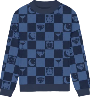 Midnights Checkered Knit Crewneck