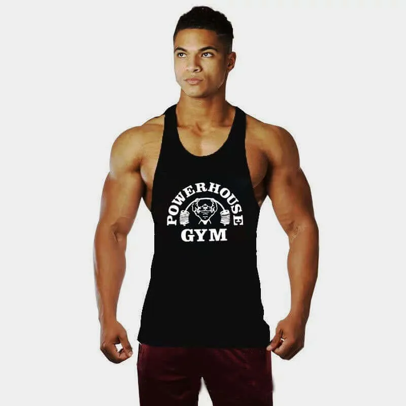 Muscle Stringer Tank Top: Powerhouse Gym Multiple Colors