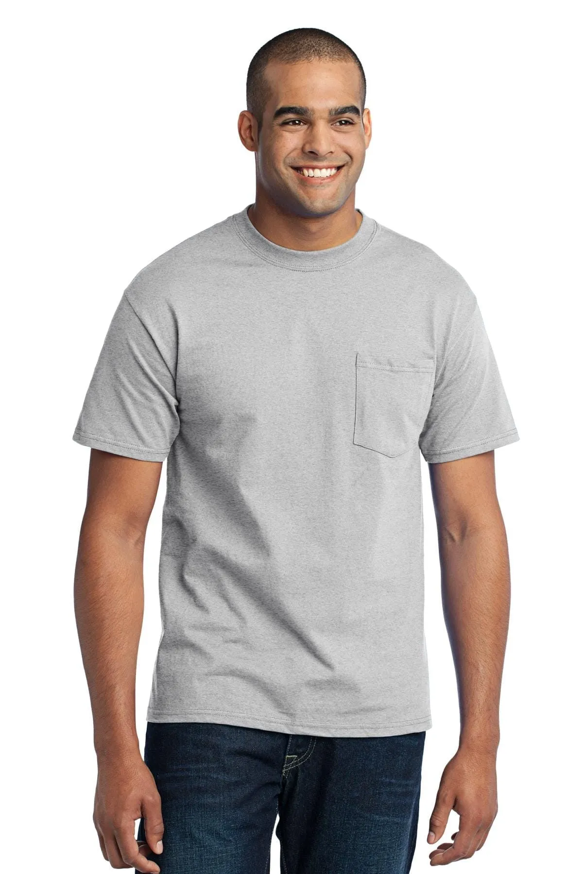 Port & Company TALL 50/50 Poly/Cotton Pocket Tee