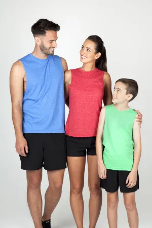 Ramo Boys Heather SLEEVELESS Tee - Greatness Range (T313KS)