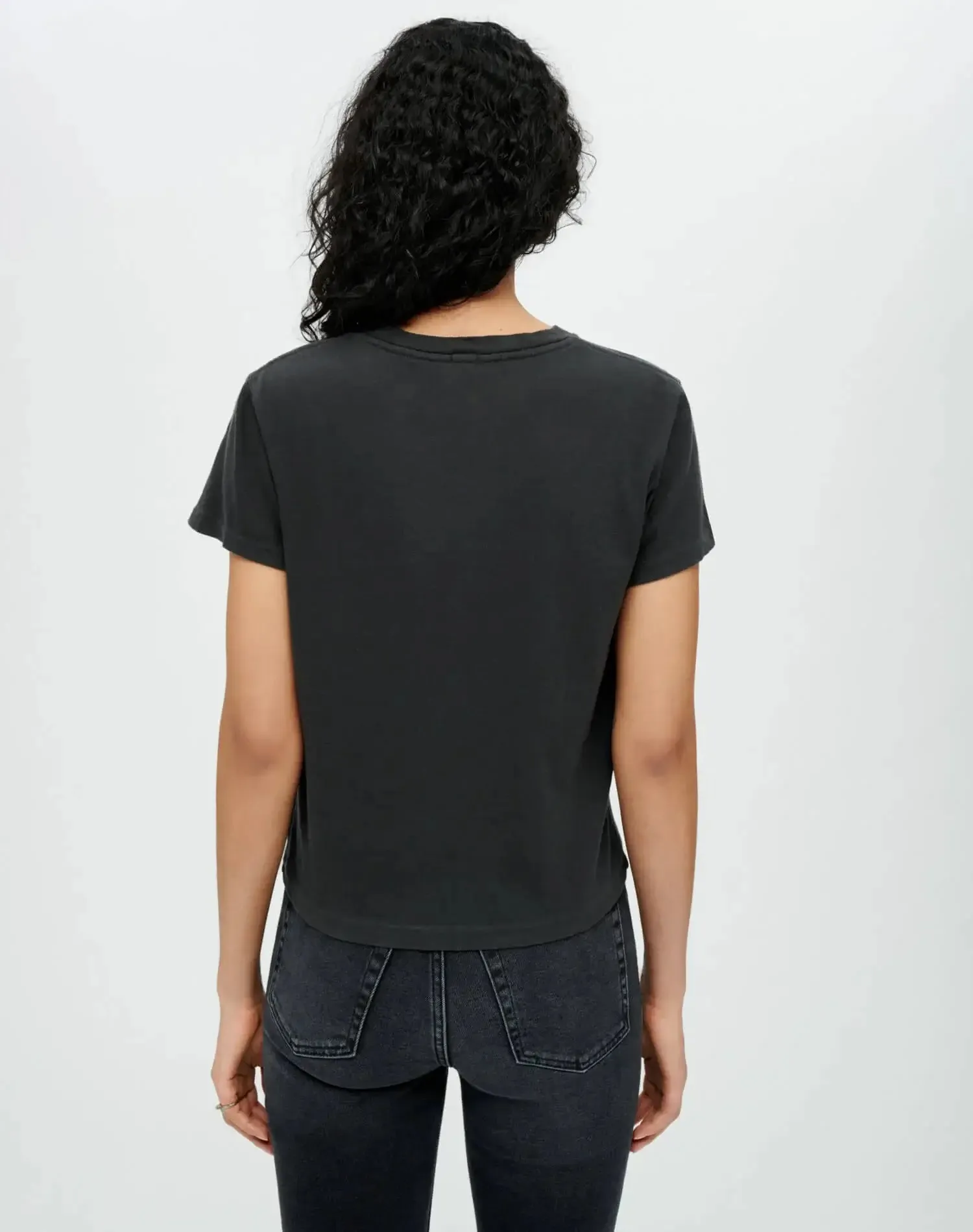 RE/DONE - Classic Tee in Washed Black