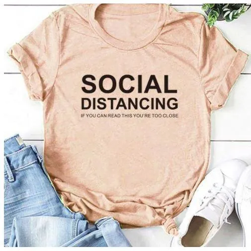 Social Distancing  Women T Shirts