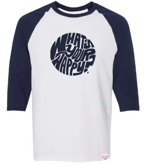 What's Your Happy? 3/4 sleeve Raglan